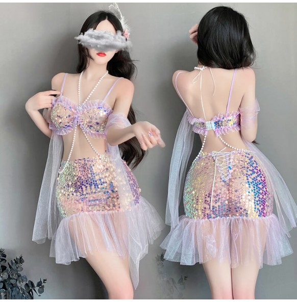 FEE ET MOI - Fantasy Mermaid Princess Dress (Purple) FEE ET MOI - Fantasy Mermaid Princess Dress (Purple)